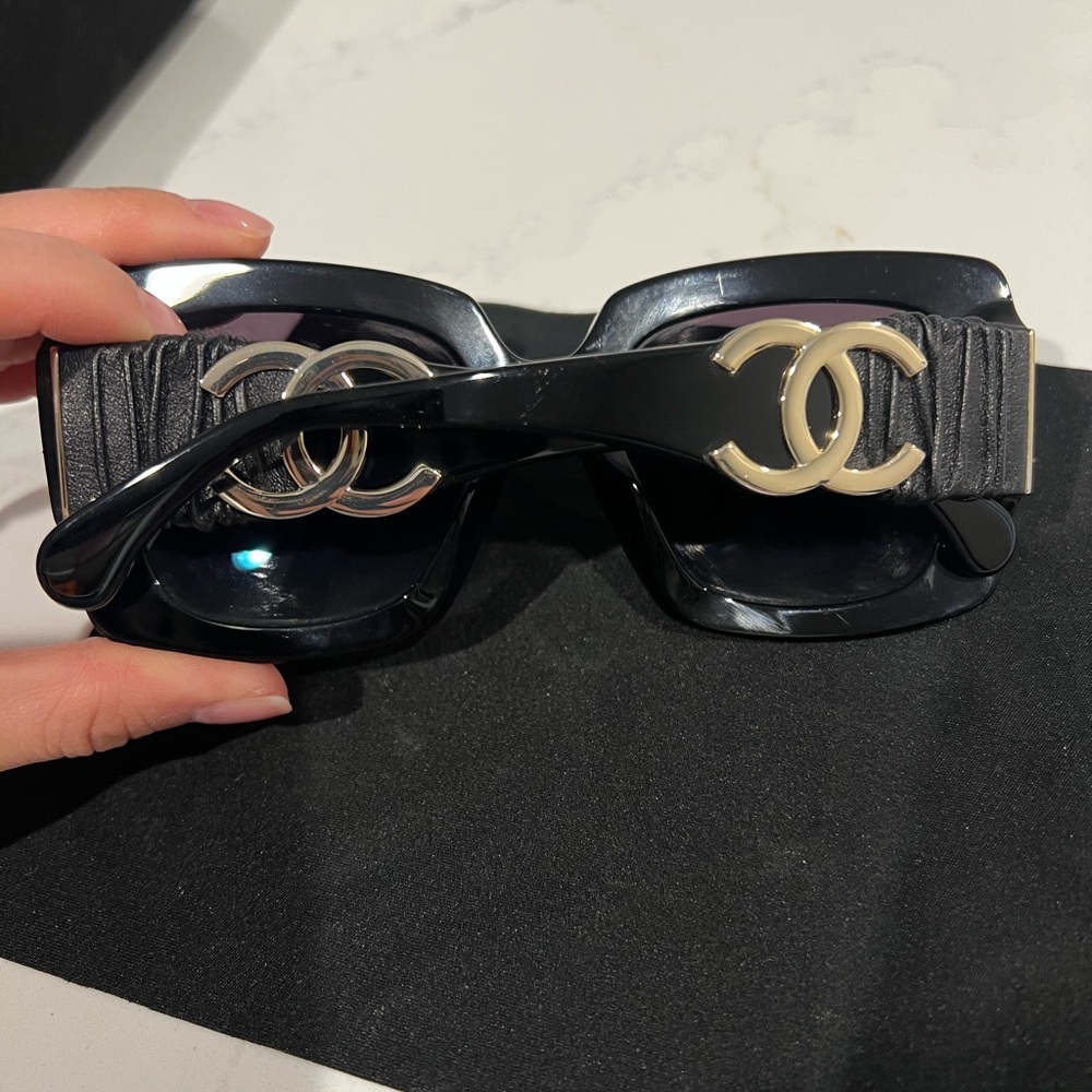 Chanel Black Square Sunglasses